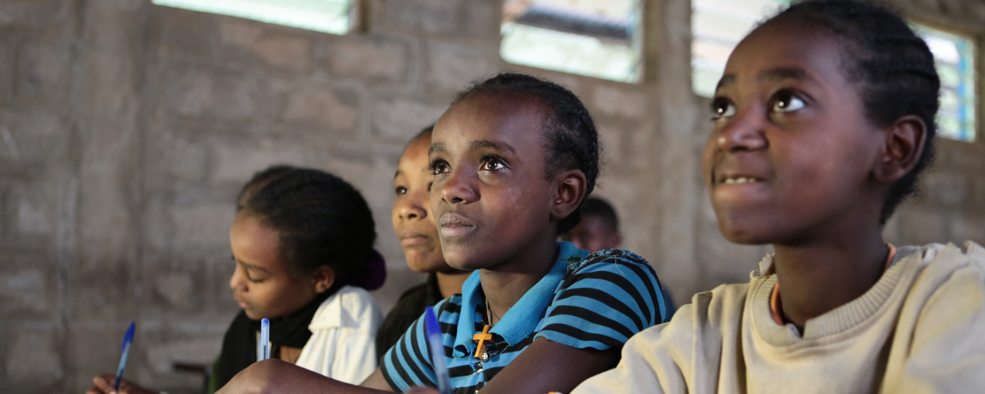 Children in school in Ethiopia