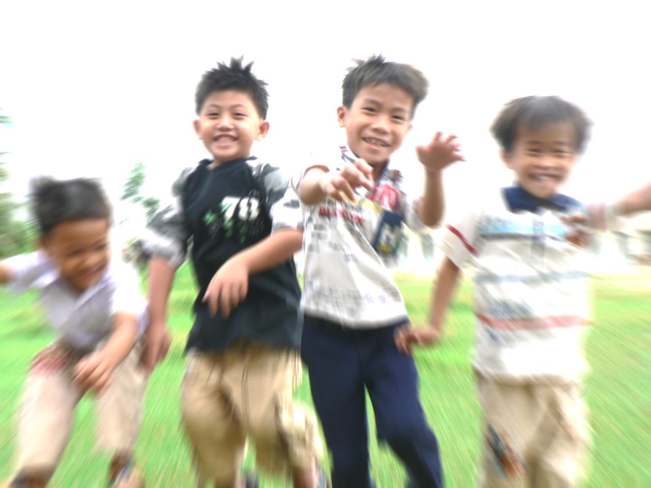 boys jumping 