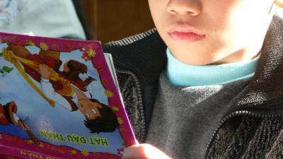 child reading