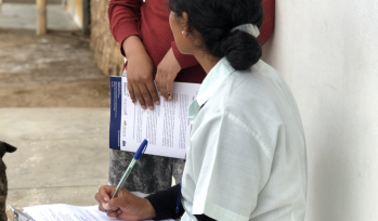 Fieldworkers in action