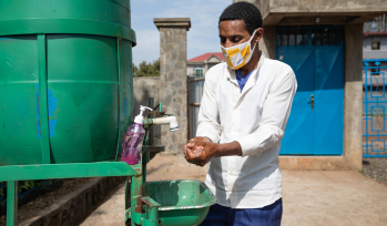 Hand washing in Ethiopia during the COVID-19 pandemic Hand washing in Ethiopia during the COVID-19 pandemic