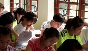 Students in class