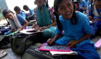 Children in a classroom