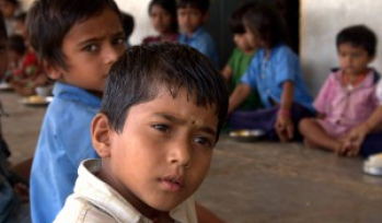 School boys in a classroom