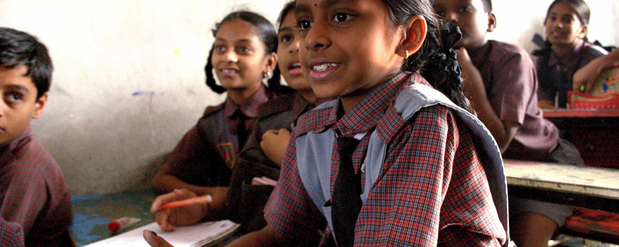 Children in a classroom