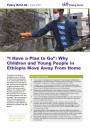 Front cover of Policy Brief 40 with image, title and text