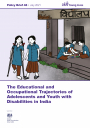Front cover image of the Policy Brief 'The Educational and Occupational Trajectories of Adolescents and Youth living with Disability in India