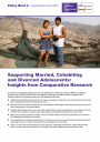 Supporting married, cohabiting and divorced adolescents cover